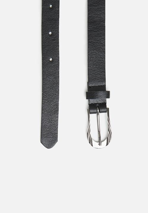 Superbalist - Clarissa leather belt - black