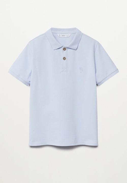 MANGO - T-shirt polo - blue