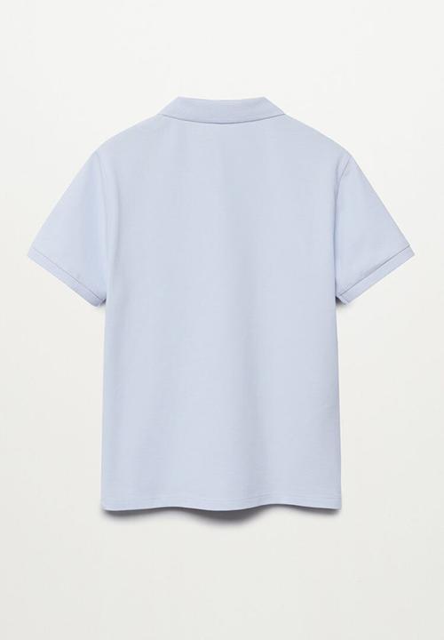 MANGO - T-shirt polo - blue