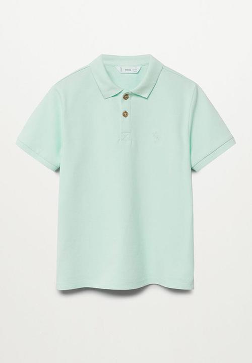 MANGO - T-shirt polo-i - green
