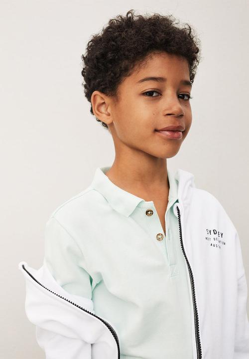 MANGO - T-shirt polo-i - green