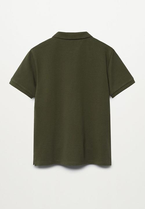 MANGO - T-shirt polo - khaki