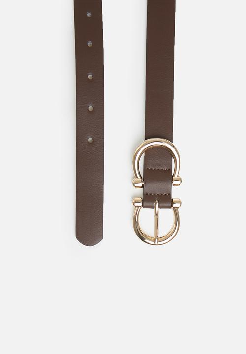 Rubi - Buckle up belt - brown