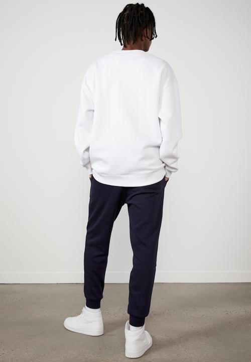 Factorie - Elite oversized crew - white