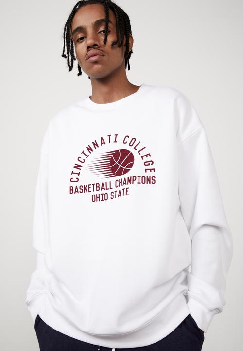 Factorie - Elite oversized crew - white