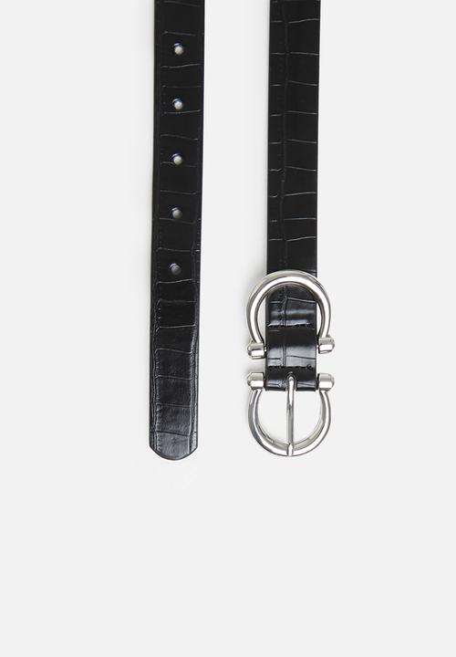 Rubi - Buckle up belt - black