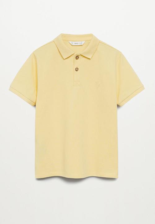 MANGO - T-shirt polo-i - yellow