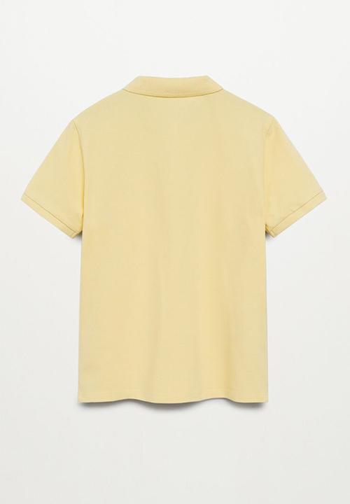 MANGO - T-shirt polo-i - yellow