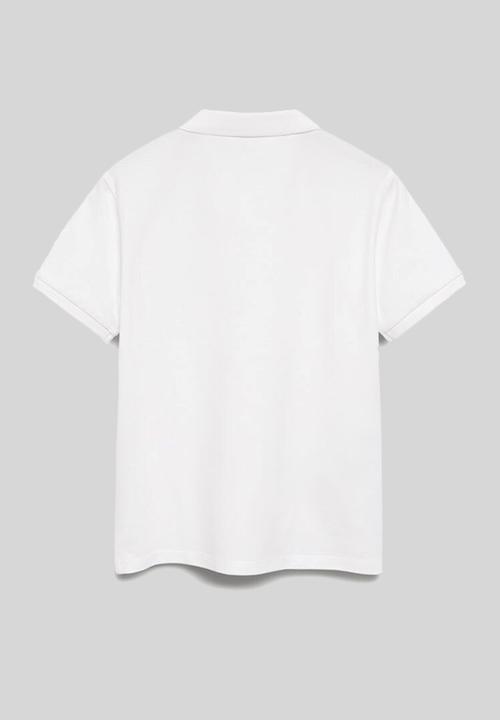 MANGO - T-shirt polo-i - white