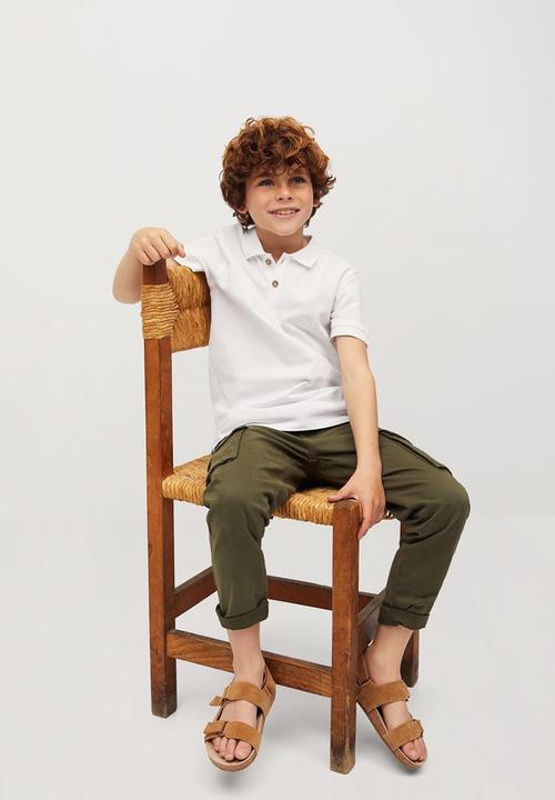 MANGO - T-shirt polo-i - white