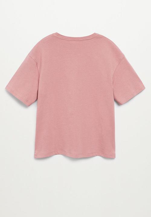 MANGO - T-shirt pablo - pink