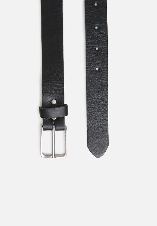 Superbalist - Olie leather belt 2-pack - black & tan