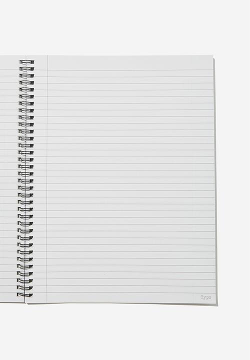 Typo - A4 spinout notebook recycled-lcn wb space jam 2 dip dye