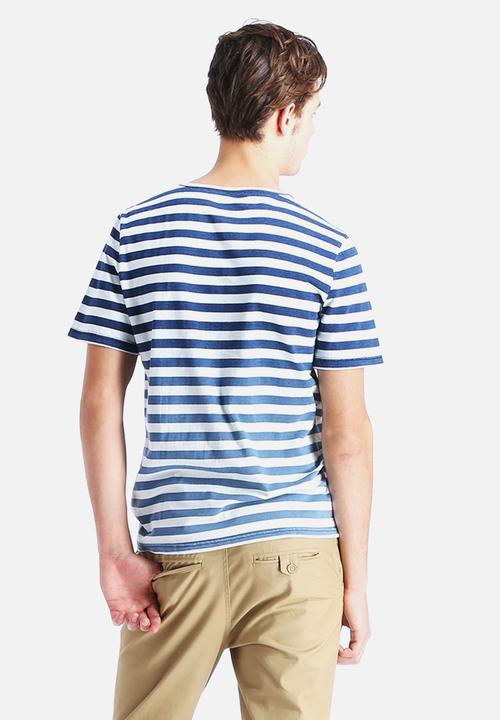 Native Youth - Dip Dye Indigo Crew
