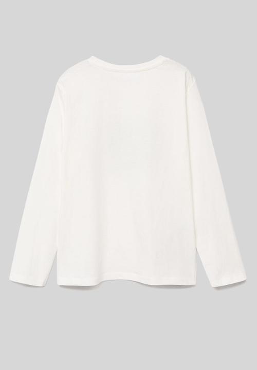 MANGO - T-shirt routes - white