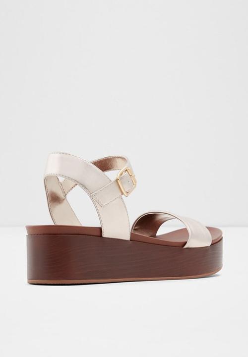 ALDO - Cobbswel wedge heel - 041 light silver