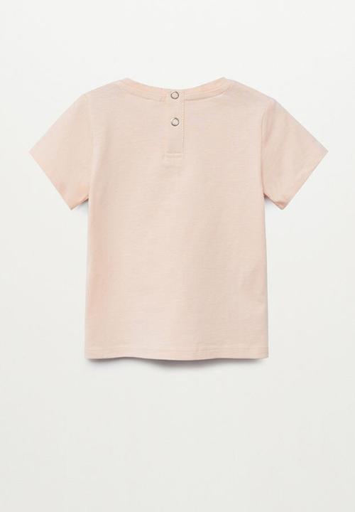 MANGO - Camiseta vaca - pink