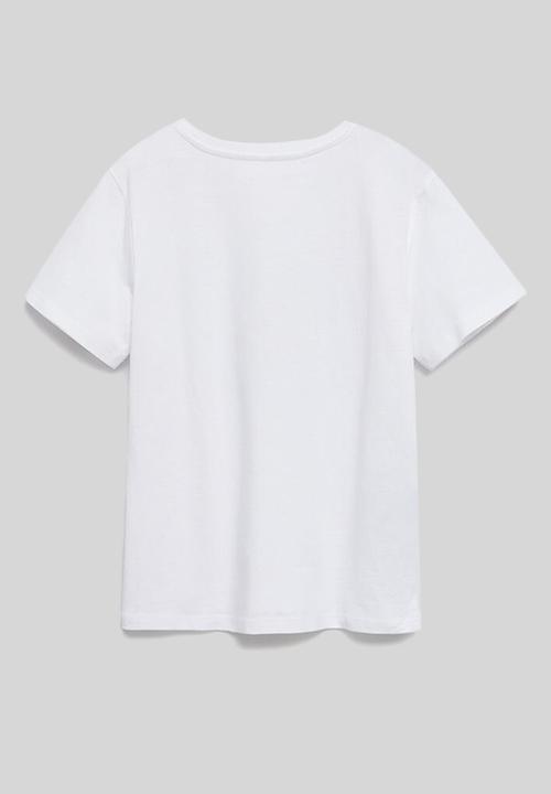 MANGO - T-shirt loro - white
