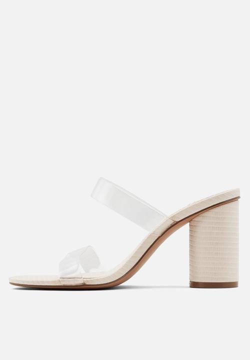 Call It Spring - Pasetti mule heel - clear