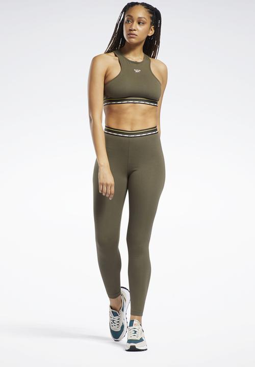 Reebok - Cl camping bralette - army green