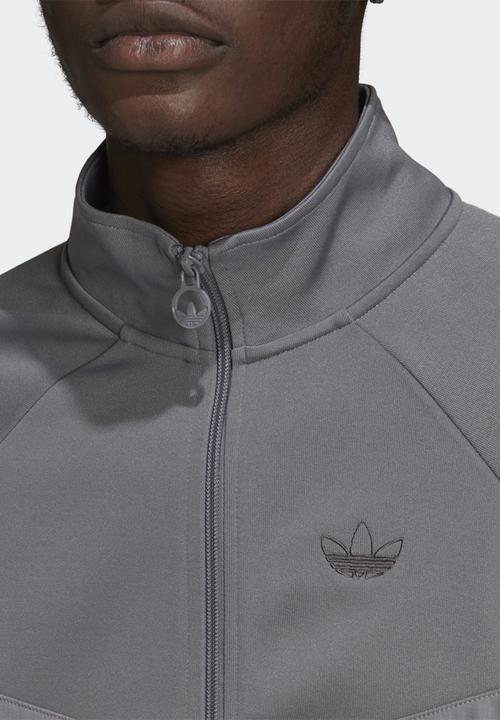 adidas Originals - Blocked poly track top - grey 