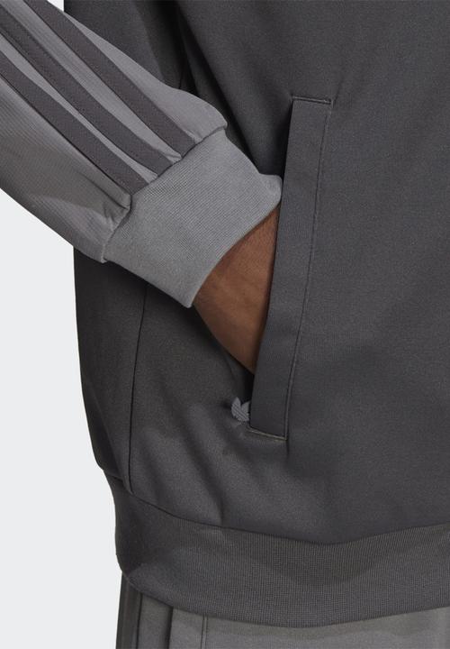 adidas Originals - Blocked poly track top - grey 