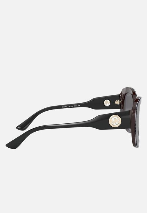 Michael Kors Eyewear - Positano butterfly - dark brown jacqaurd logo