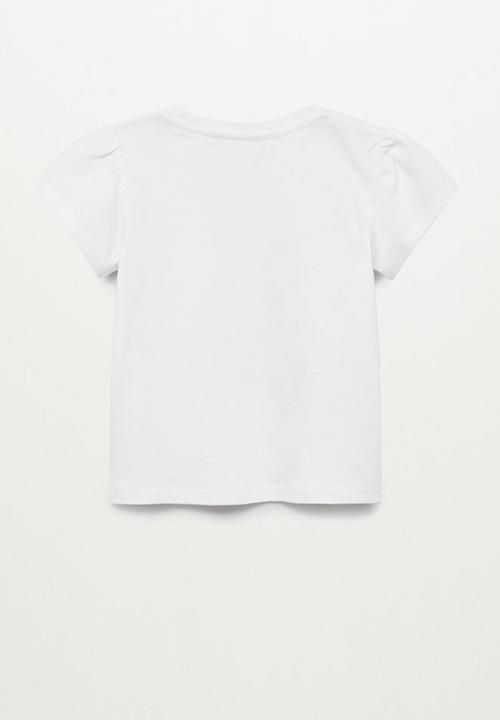 MANGO - T-shirt dori - white