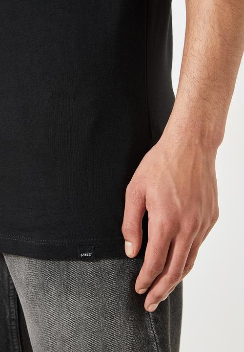 Superbalist - 2 Pack dean V-neck tee - black