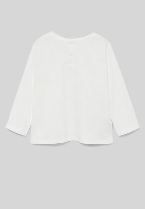 MANGO - Safari long sleeve tee - natural