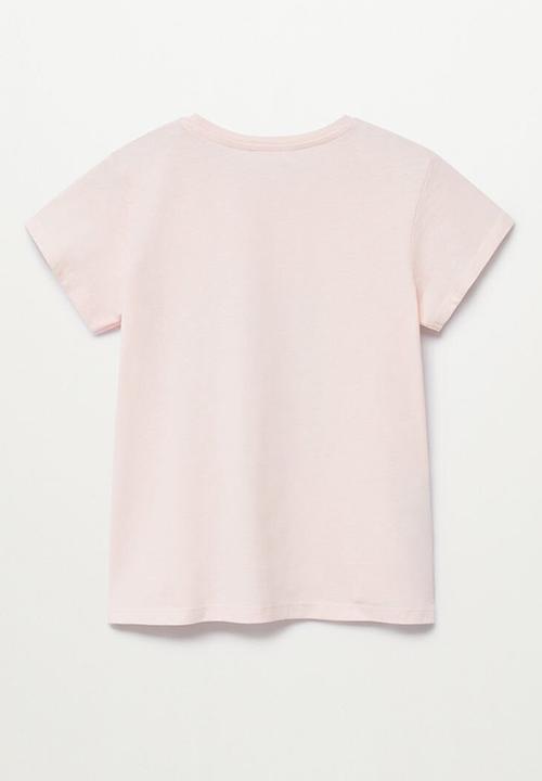 MANGO - T-shirt lolly - pink