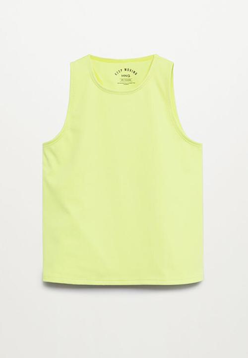 MANGO - T-shirt miley - yellow