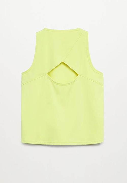 MANGO - T-shirt miley - yellow