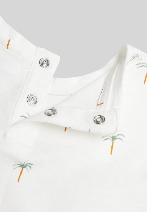 MANGO - T-shirt palmera - white
