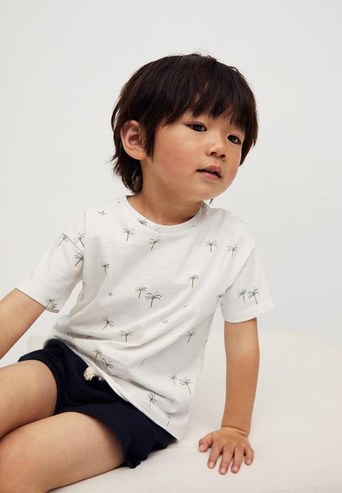 MANGO - T-shirt palmera - white