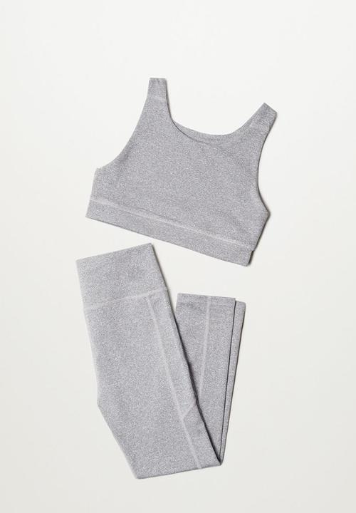 MANGO - T-shirt leticia - grey