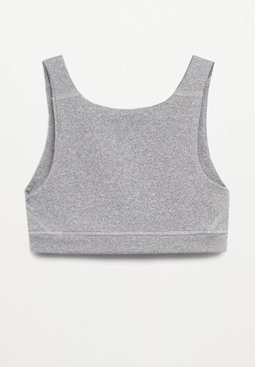 MANGO - T-shirt leticia - grey