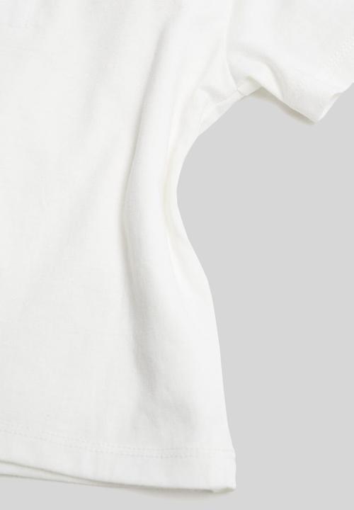 MANGO - T-shirt pani 8 - white 