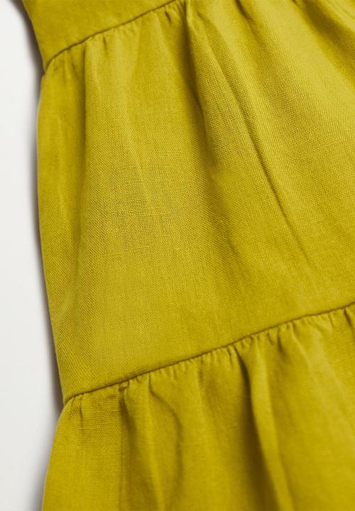 MANGO - Vestido sienna - yellow