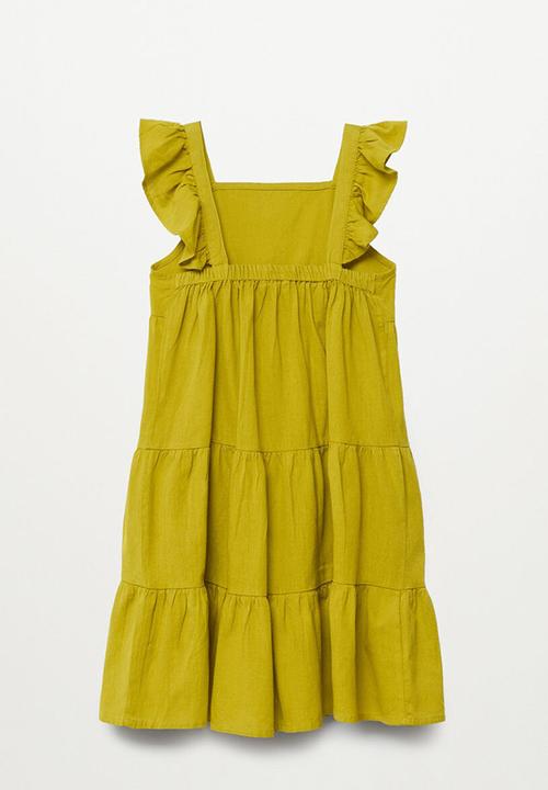 MANGO - Vestido sienna - yellow
