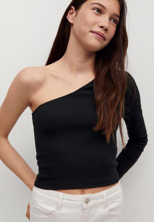 MANGO - T-shirt paula - black
