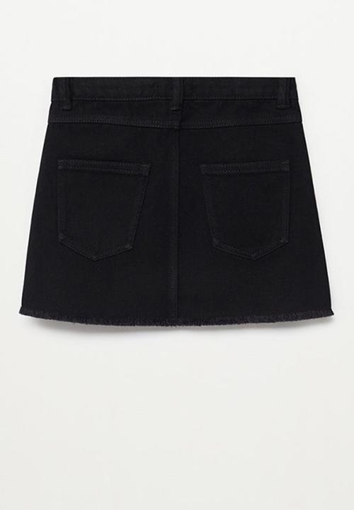 MANGO - Shine skirt - black