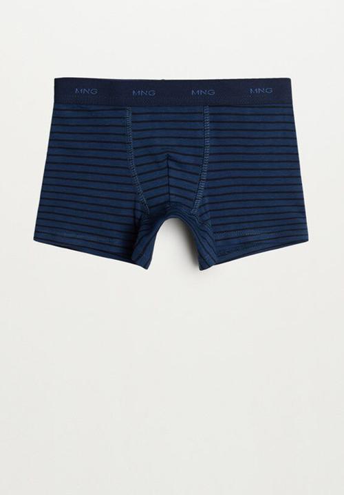 MANGO - Boxer futbolb 3-pack - white & navy