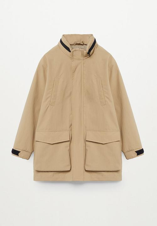 MANGO - Jacket utility - beige 