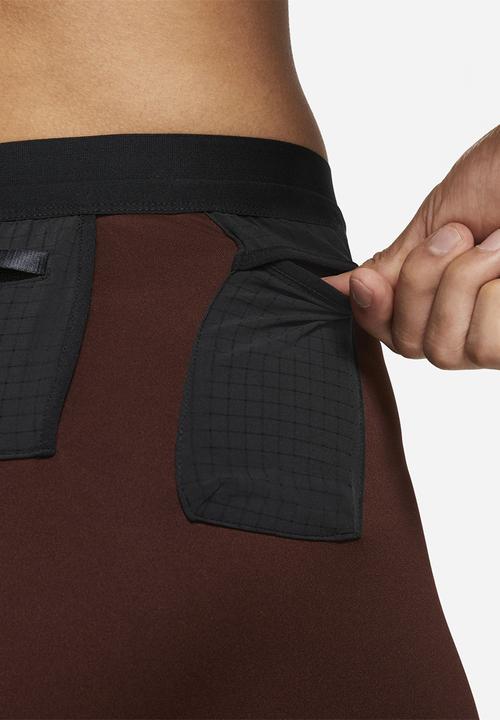 Nike - Nike Dri-FIT gx tight 3/4 - bronze eclipse/black/university gold