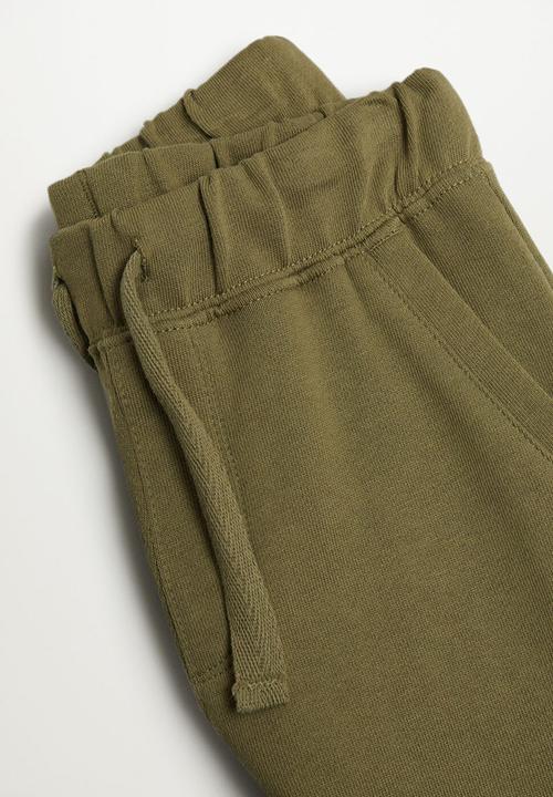 MANGO - Trousers ryan - green