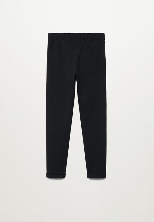 MANGO - Trousers ryan - black