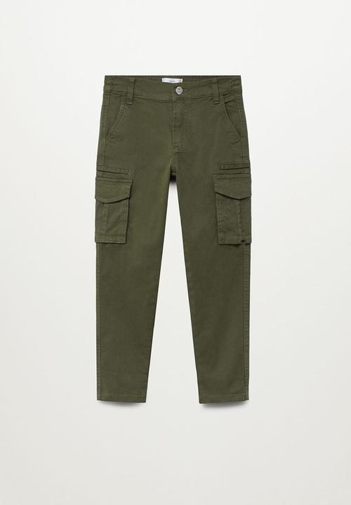 MANGO - Pantalon stuart - olive