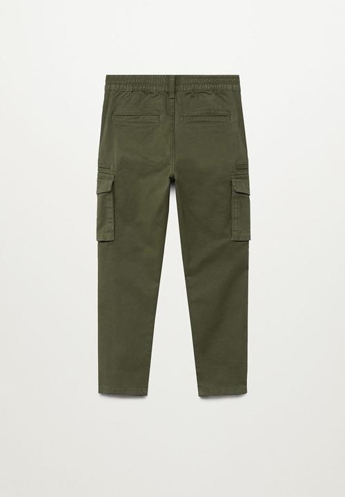 MANGO - Pantalon stuart - olive