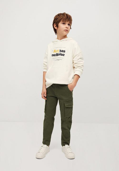 MANGO - Pantalon stuart - olive